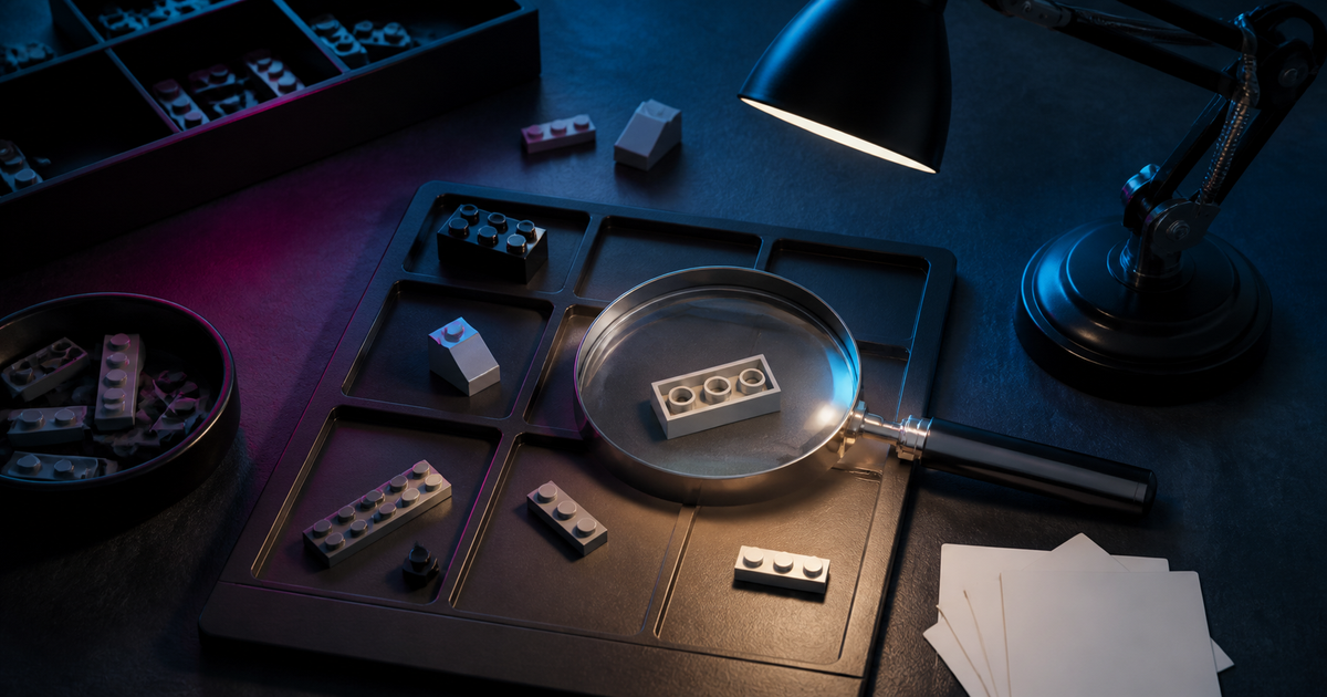 Comment identifier un set LEGO à partir de quelques pièces