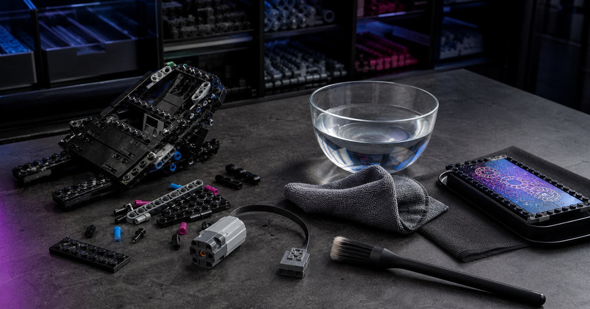 Comment nettoyer des LEGO sans abîmer pièces, moteurs et autocollants