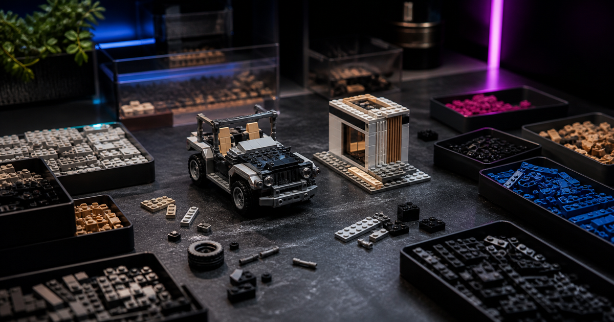 Que faire avec des LEGO en vrac ? Des projets selon les pièces disponibles