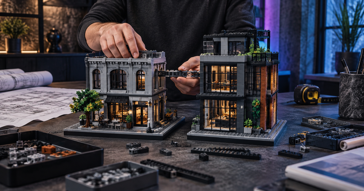 LEGO Modular : par quel bâtiment commencer et comment les relier ?