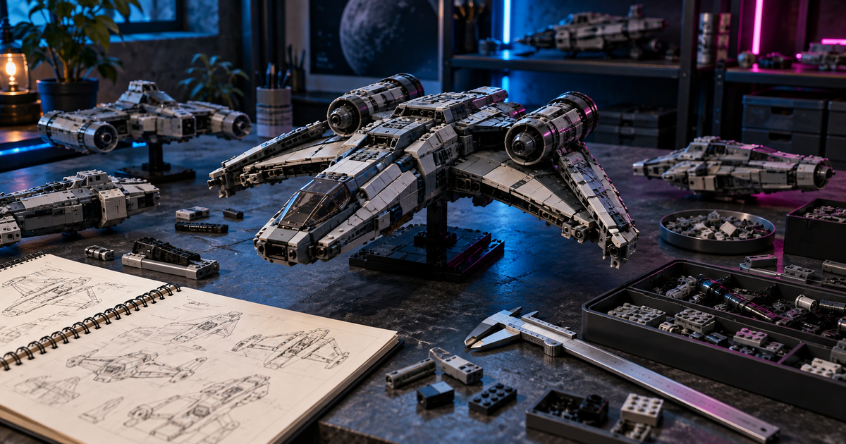 MOC LEGO Star Wars : concevoir un modèle original sans copier une notice