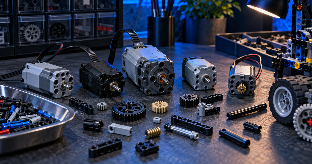 Moteurs LEGO : comprendre les familles, connectiques et usages avant d’acheter