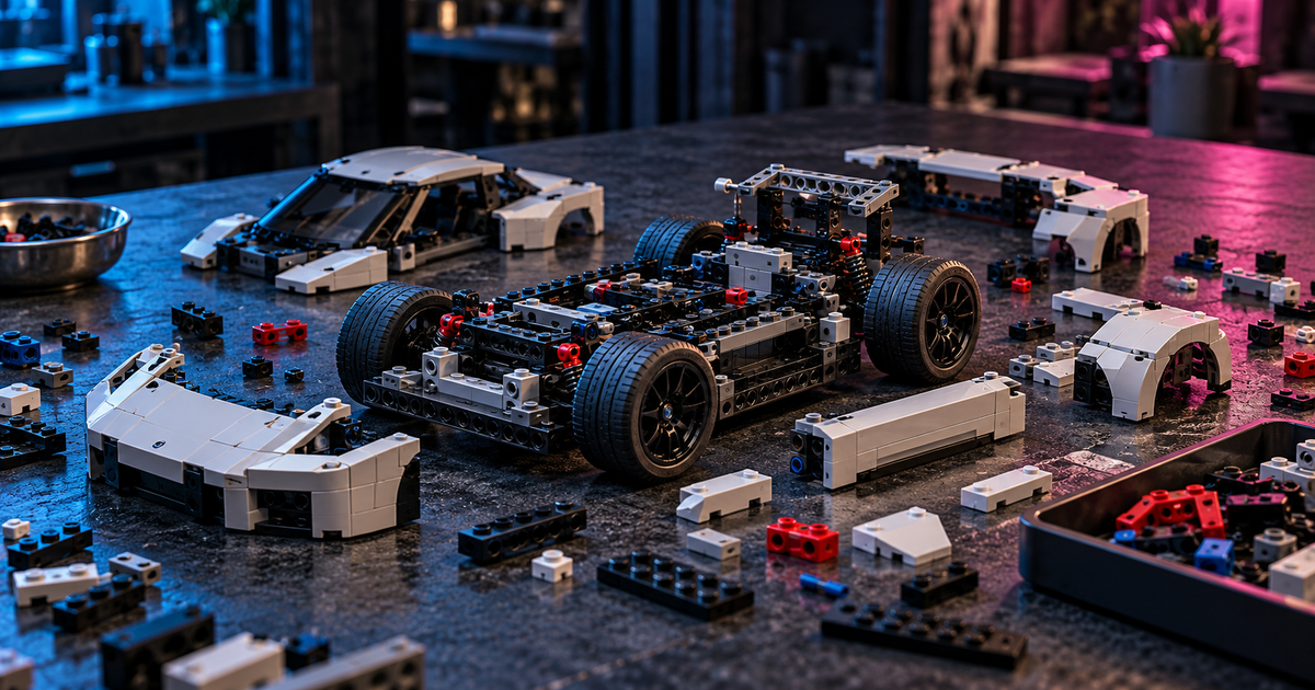 Construire une voiture en LEGO : châssis, roues et carrosserie pour débuter
