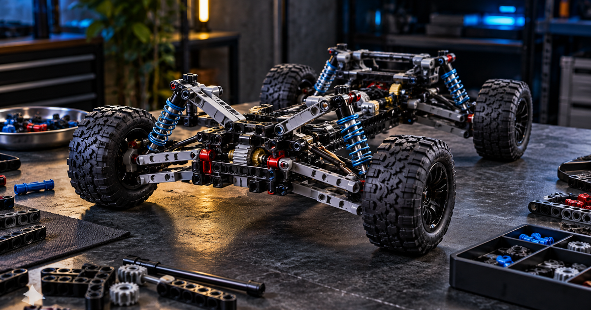 Suspension LEGO Technic : choisir une architecture simple pour son MOC